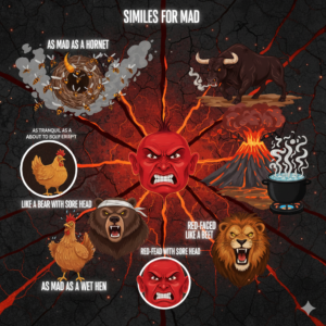 Read more about the article 215+ Creative Similes for Mad 😠 Students Must Learn 2025