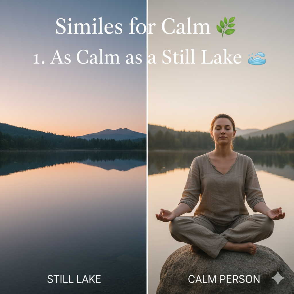 Read more about the article 🌊 210+ Beautiful Similes for Calm to Enrich Your Creativity – 2025