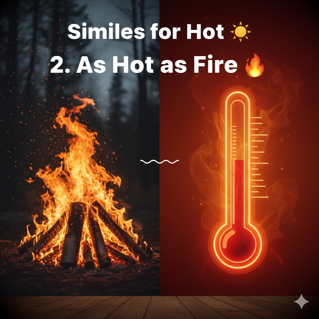 Read more about the article 210+ Amazing Similes for Hot Days ☀️ | 2025 Best Examples