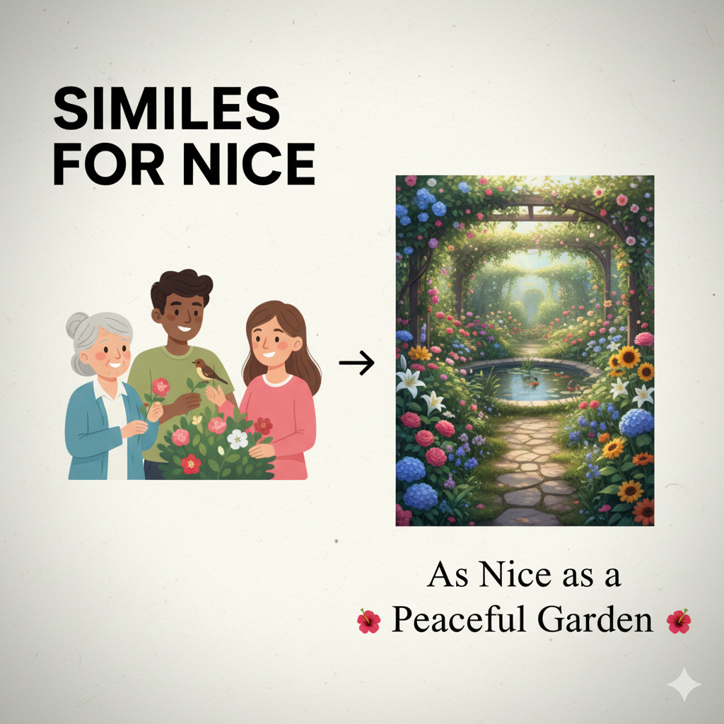 similies for nice