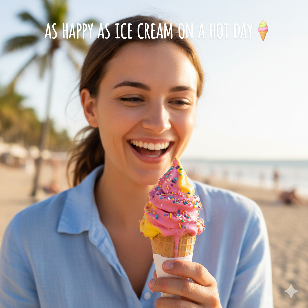 Similes for Happiness