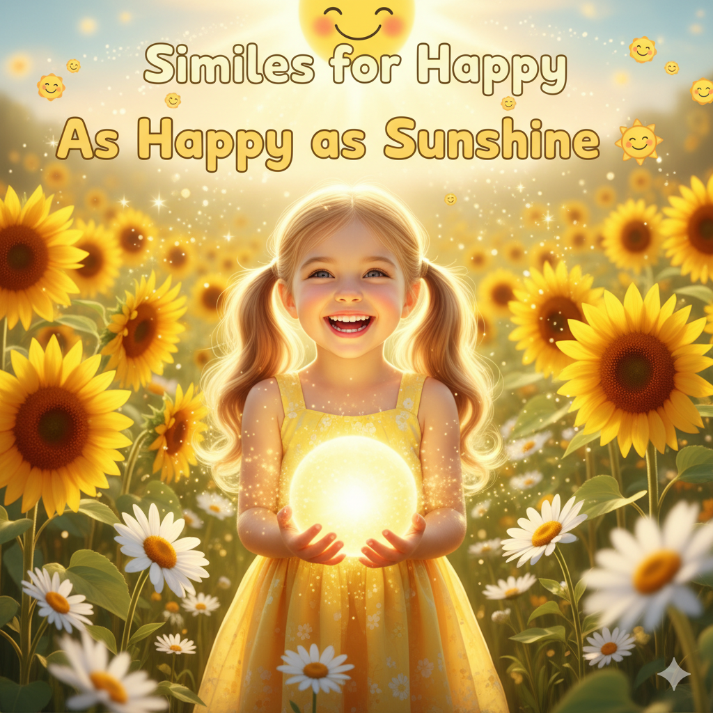 Read more about the article 130+ Unique Similes for Happy😊You’ll Love to Use 2025