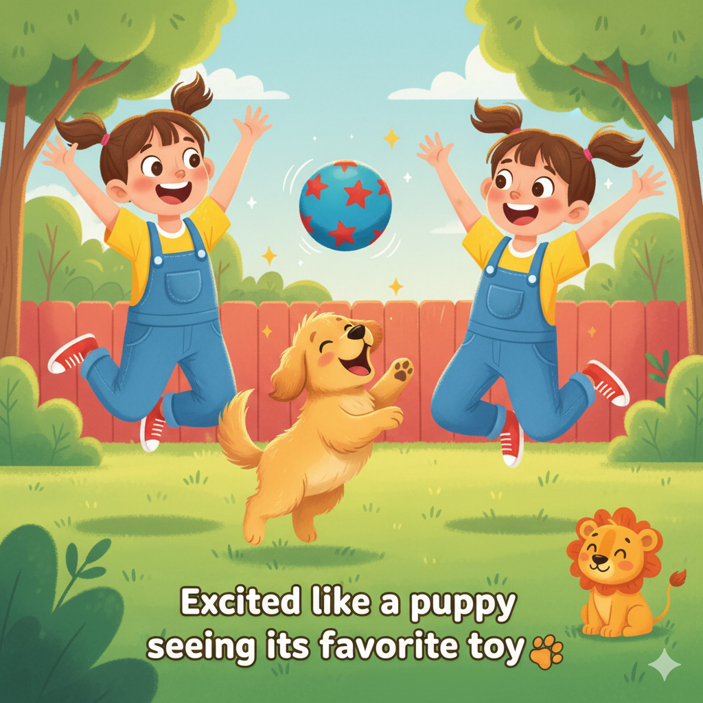 Similes for Excitement