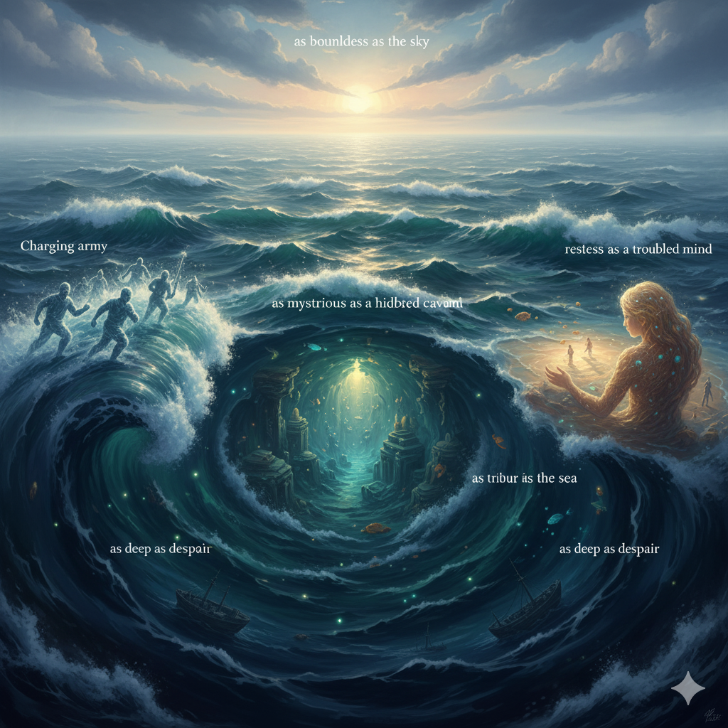 Read more about the article Similes for Sea: The Hidden Beauty You Never Noticed