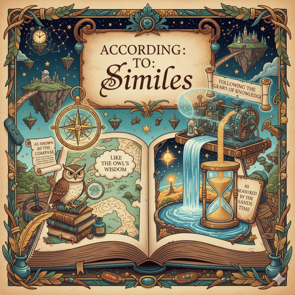 Similes for “According To”