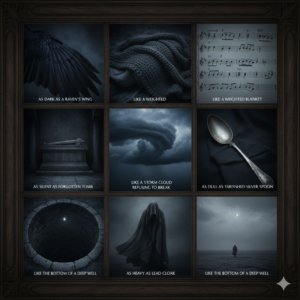 Read more about the article Similes for Gloomy: Tiny Details That Speak Volumes