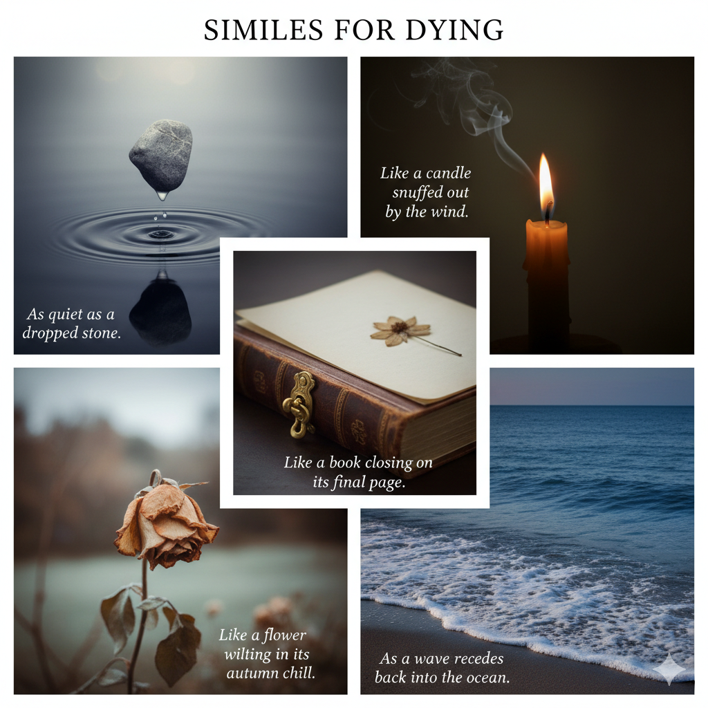 Similes for Dying