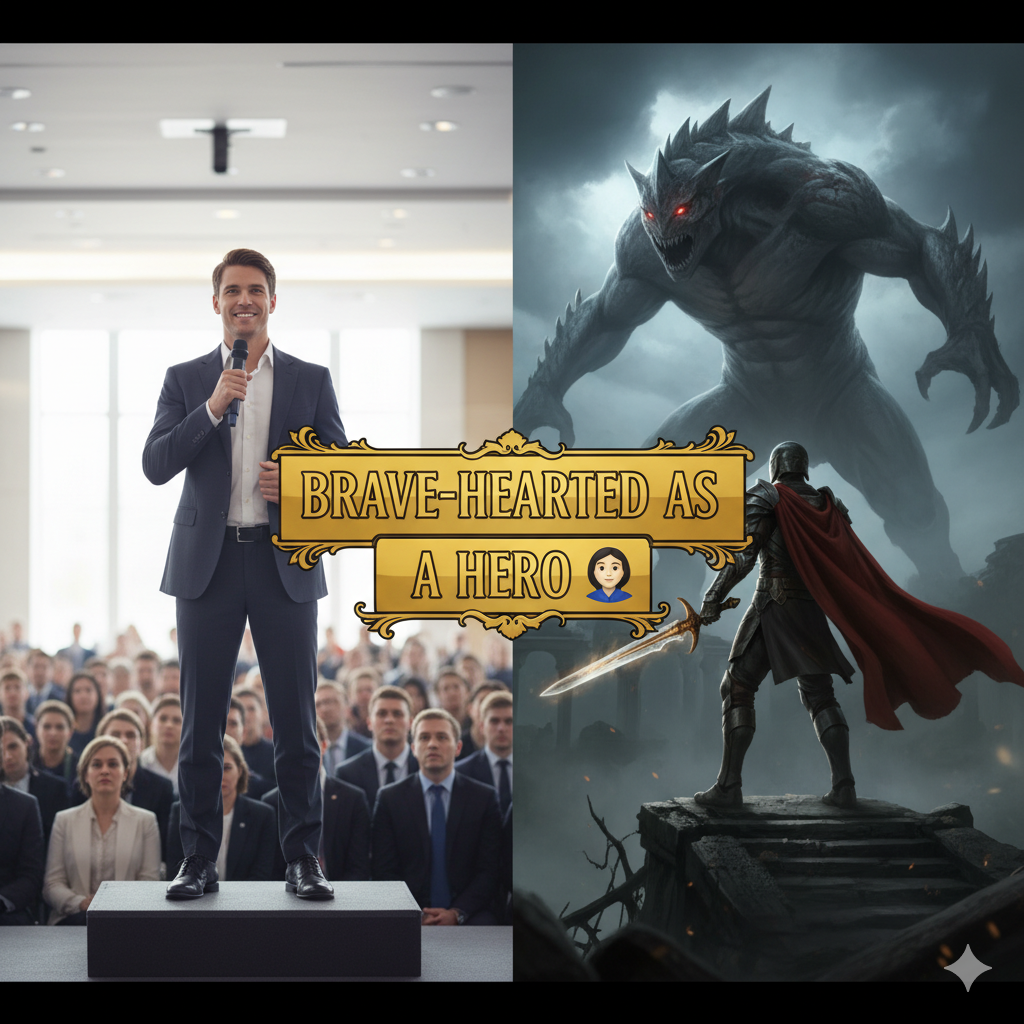 Similes for Confident