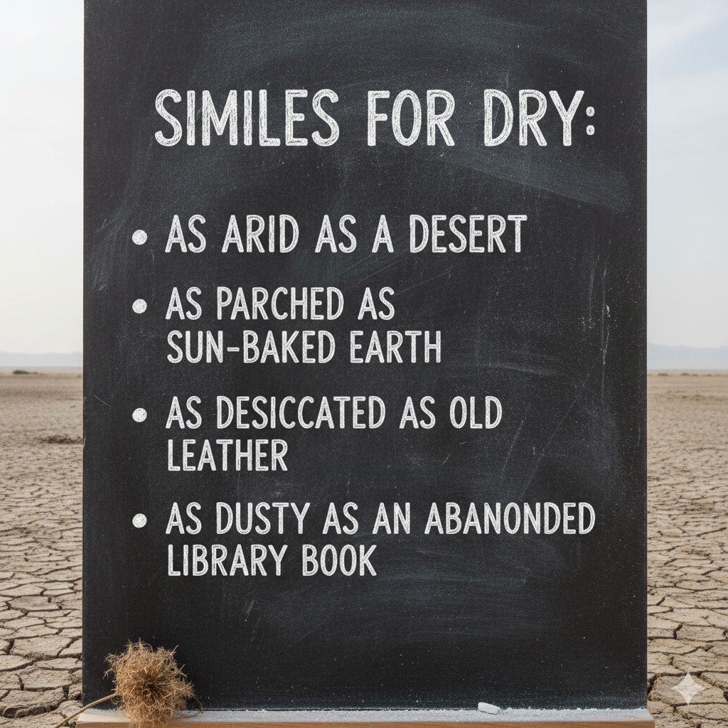 Similes for Dry