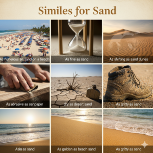 Read more about the article 🌞 25 Beautiful Similes for Sand to Inspire Your Imagination