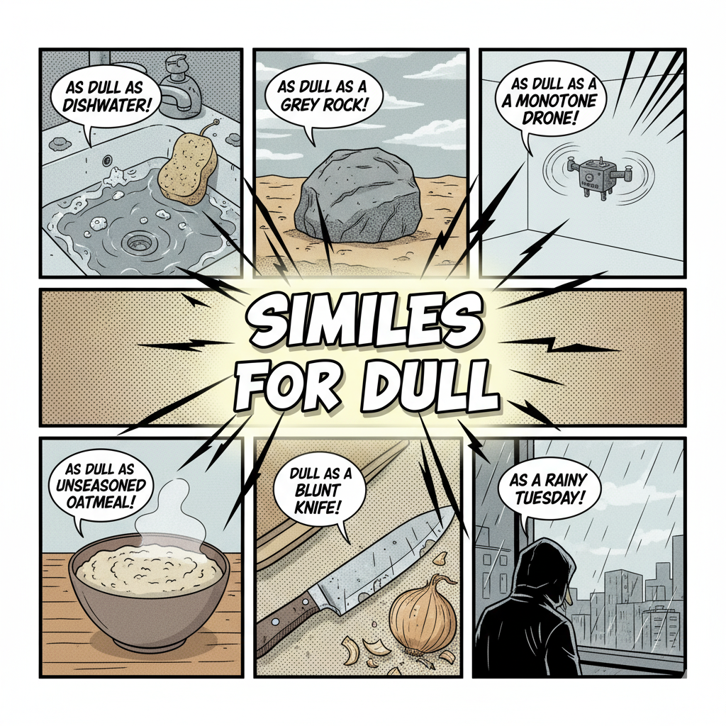 Similes for Dull