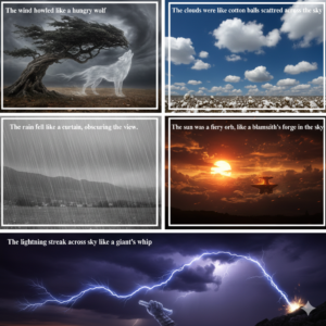 Read more about the article 🌧️ 25 Inspiring Similes for Weather to Spark Creative Writing