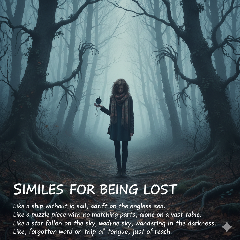 Similes for Being Lost