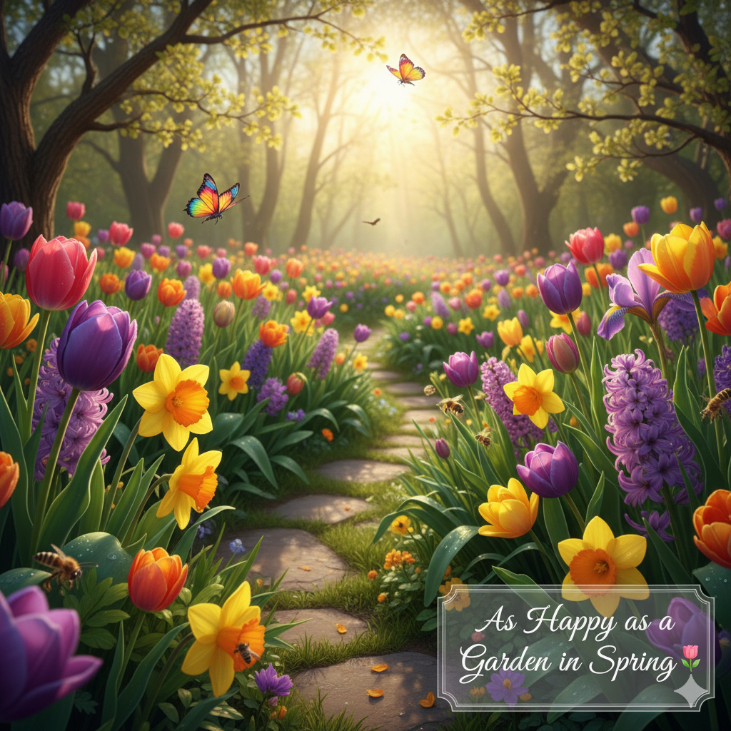 Similes for Happiness