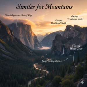 Read more about the article 34+🪶 Creative Similes for Mountains That Make Writing Majestic