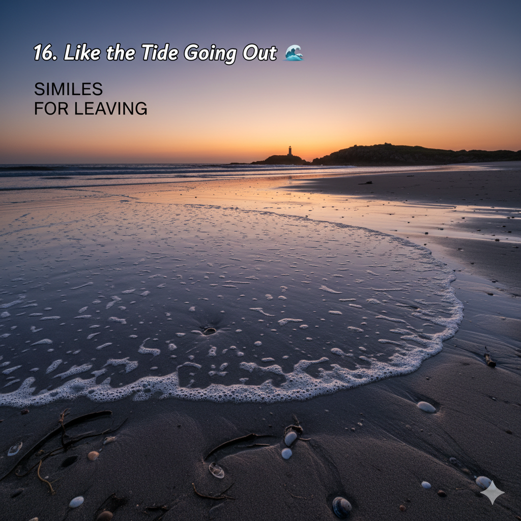 Similes for Leaving