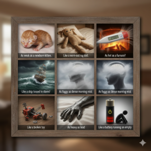 Read more about the article Similes for Feeling Sick: The Tiny Detail Writers Forget