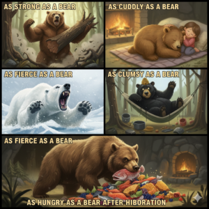 Read more about the article 🐻 Similes for Bears Creative Examples for Kids