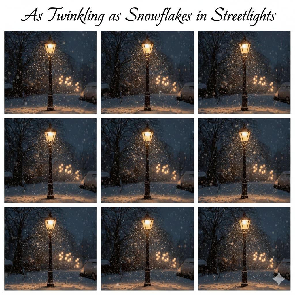 Similes for Snowflakes