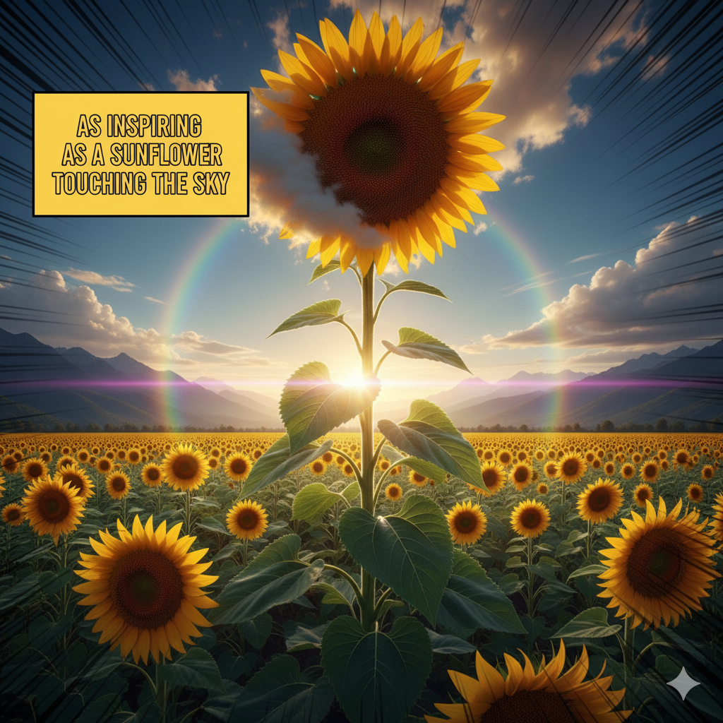 Similes for Sunflowers