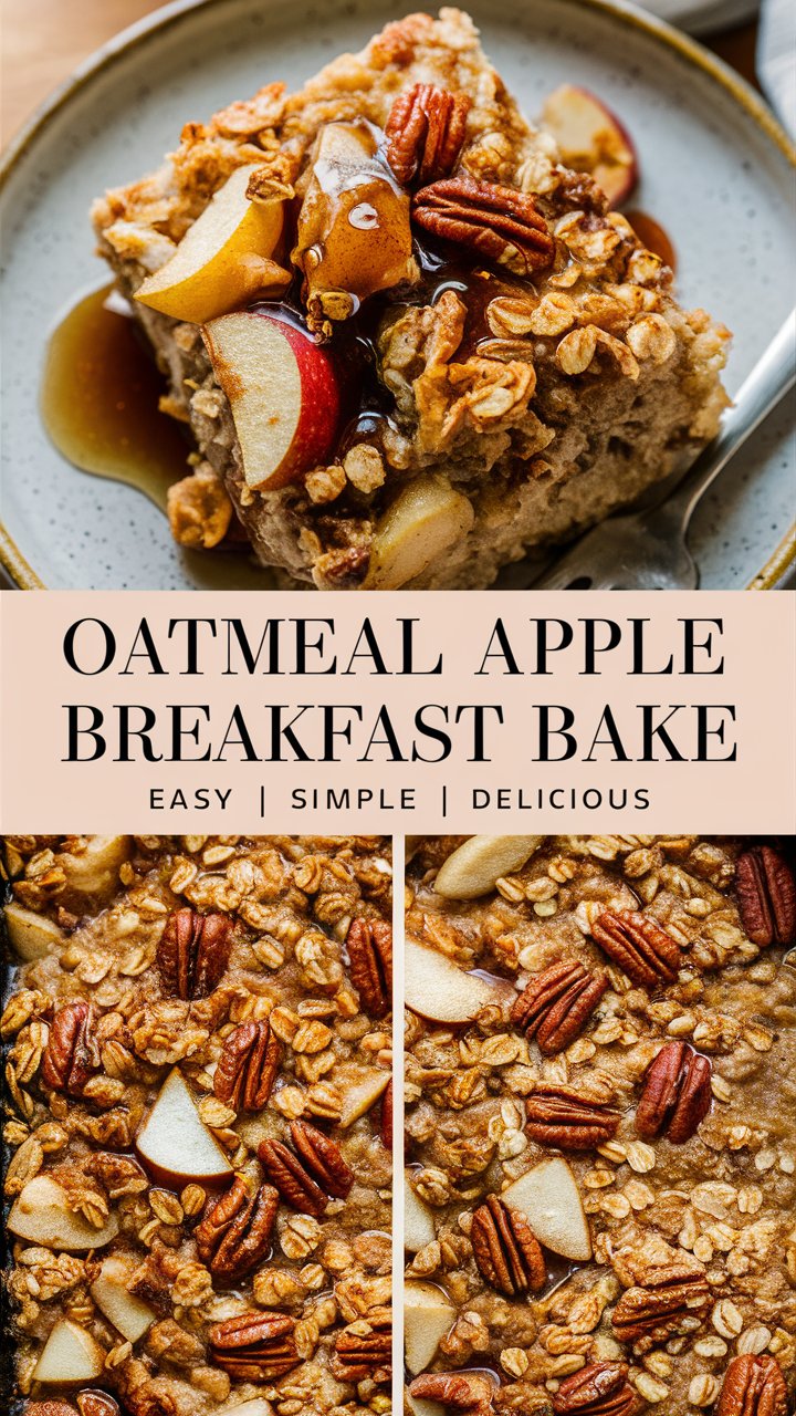 Cinnamon Apple Oatmeal Bake: A Cozy, Nutritious Breakfast for Every Season