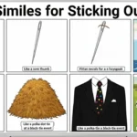 38+Similes for Sticking Out That Grab Instant Attention