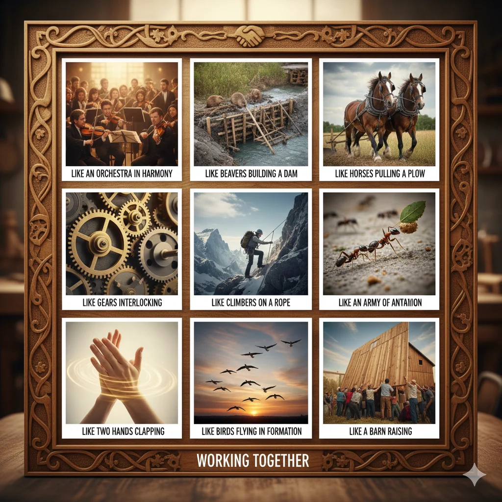 Read more about the article 35 Inspiring Similes for Working Together to Enhance Teamwork