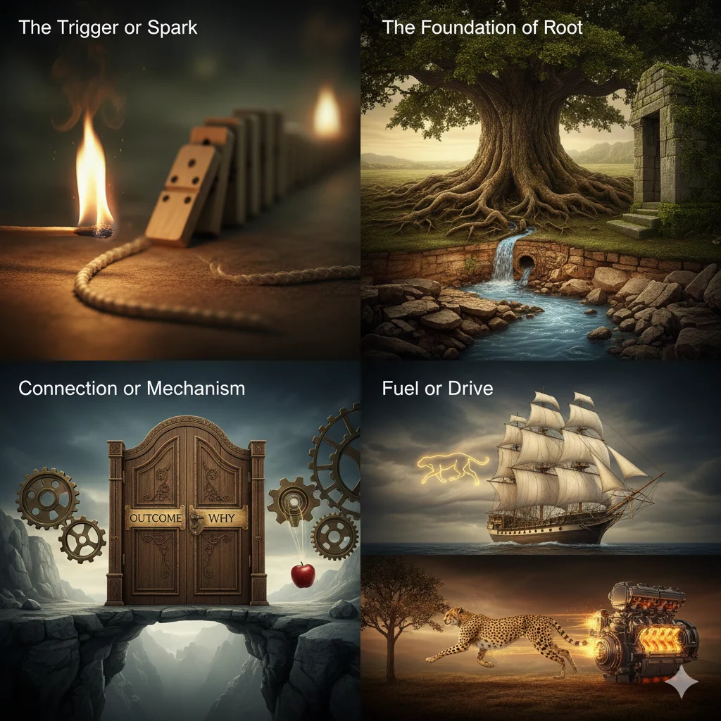 Similes for “Because