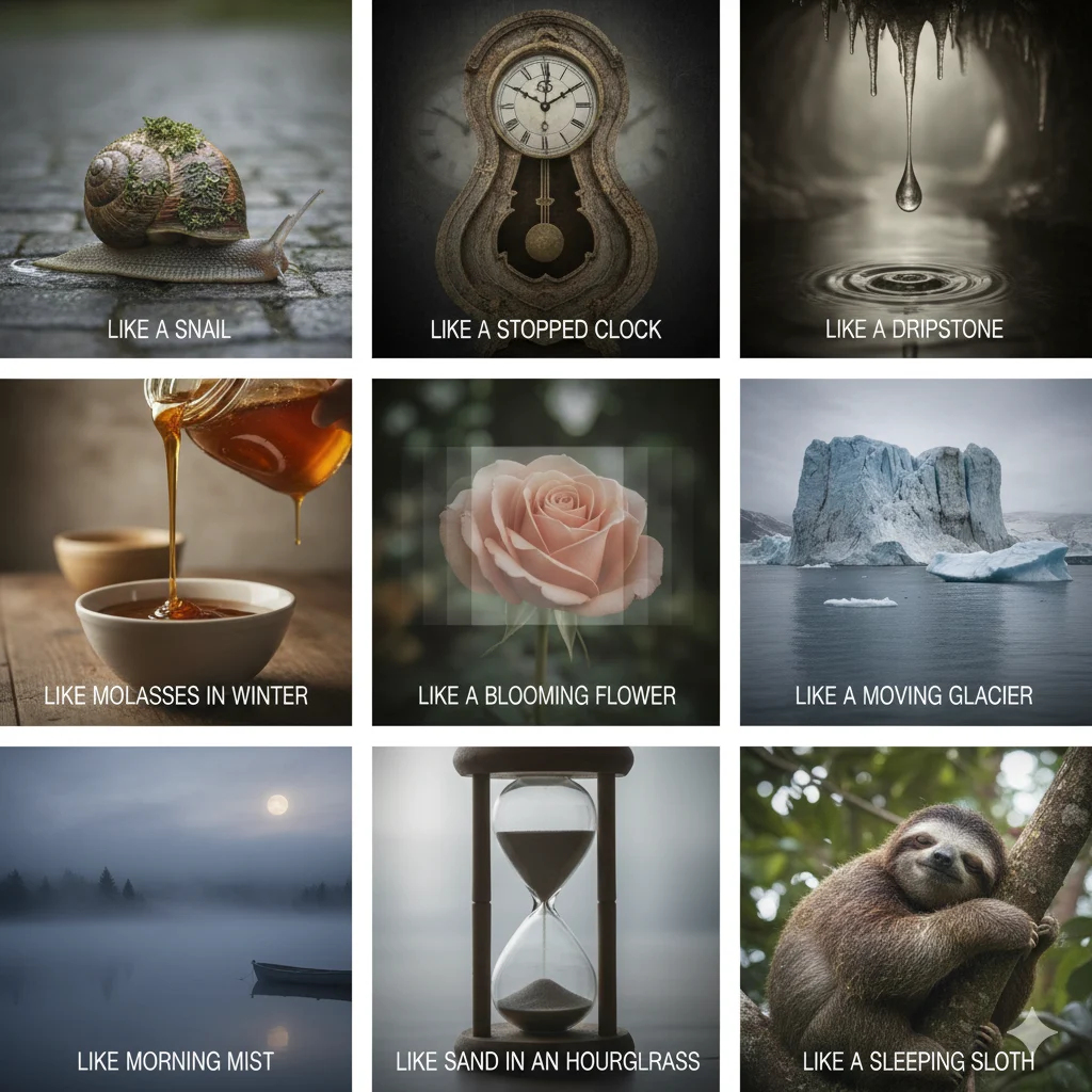 Read more about the article 56+Similes for Slowly You’ve Never Heard Before