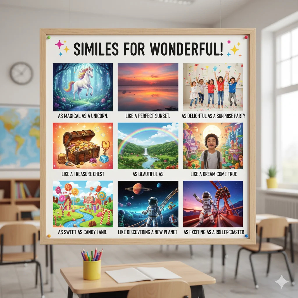 Similes for Wonderful
