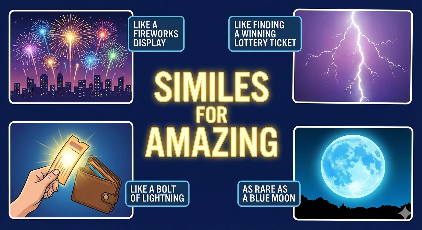 Similes for the Word Amazing