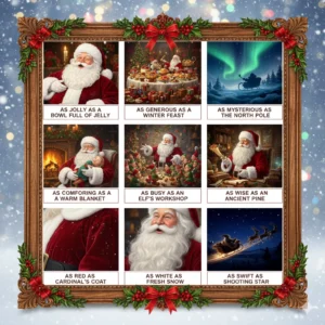 Read more about the article 🎅 39 Magical Similes for Santa to Brighten Your Writing