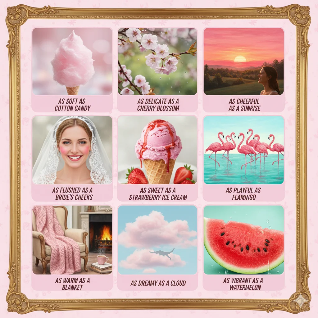 Read more about the article 30+Similes for Pink Everyone Uses Wrong