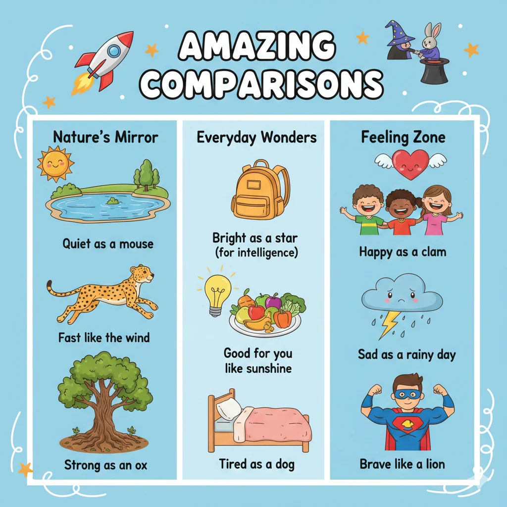 Examples of Similes for Middle School Students