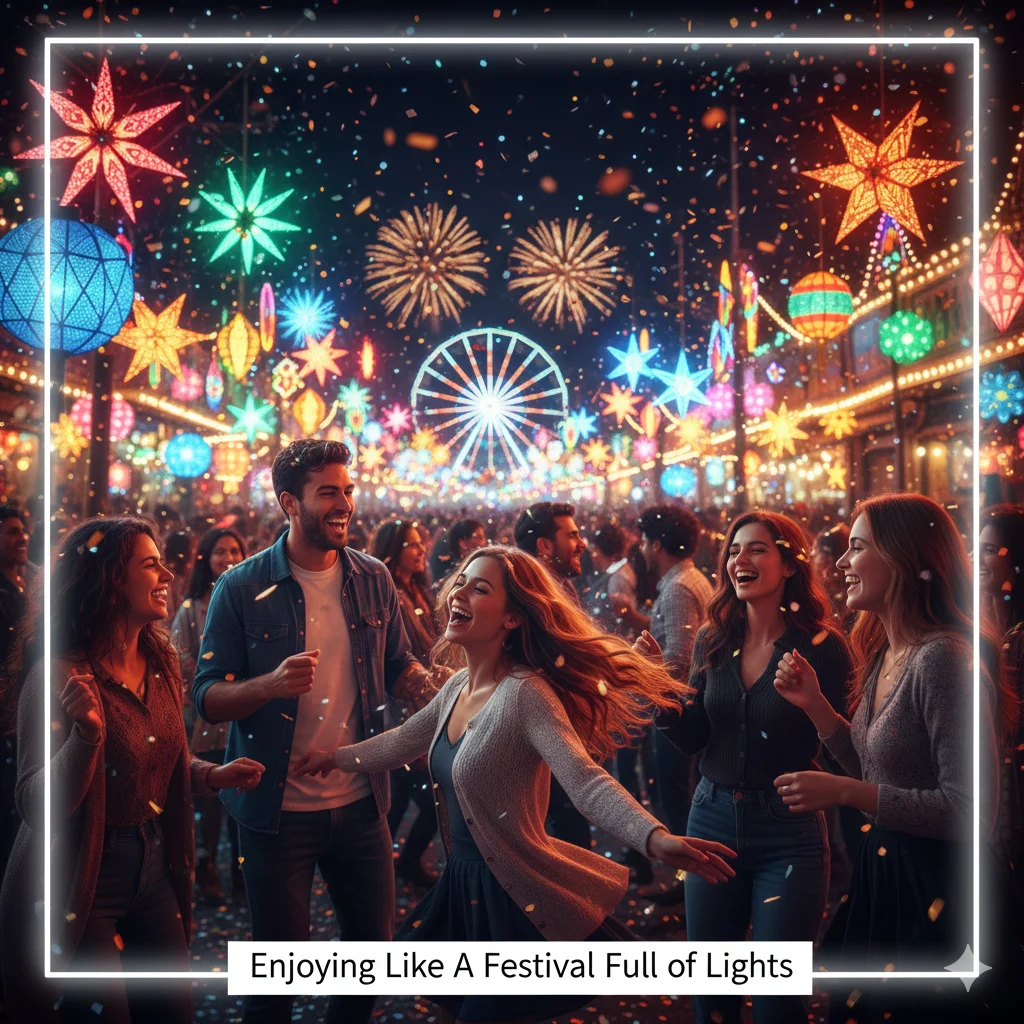 Enjoying Like A Festival Full of Lights