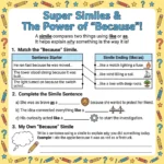 40 Similes for a Worksheet on Similes for Grade 3