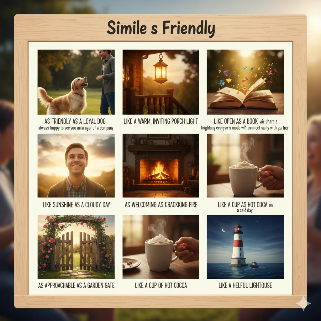 similes for kind person