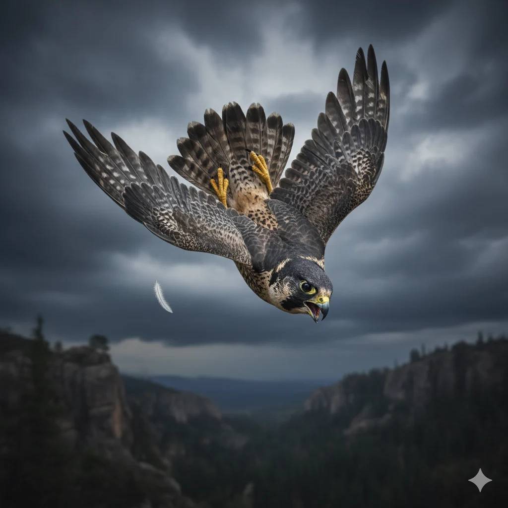 Falling like a bird with clipped wings