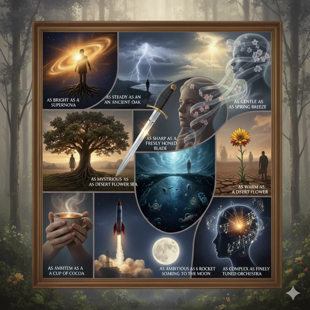 Read more about the article 37Creative Similes for Personality Traits to Make Your Writing Shine