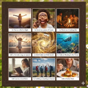 Read more about the article 54+Similes for Enjoy That Brighten Any Mood