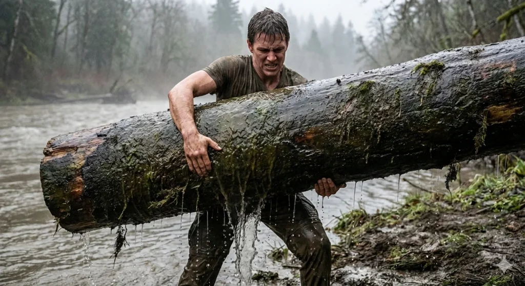 Like Lifting a Water-Logged Log