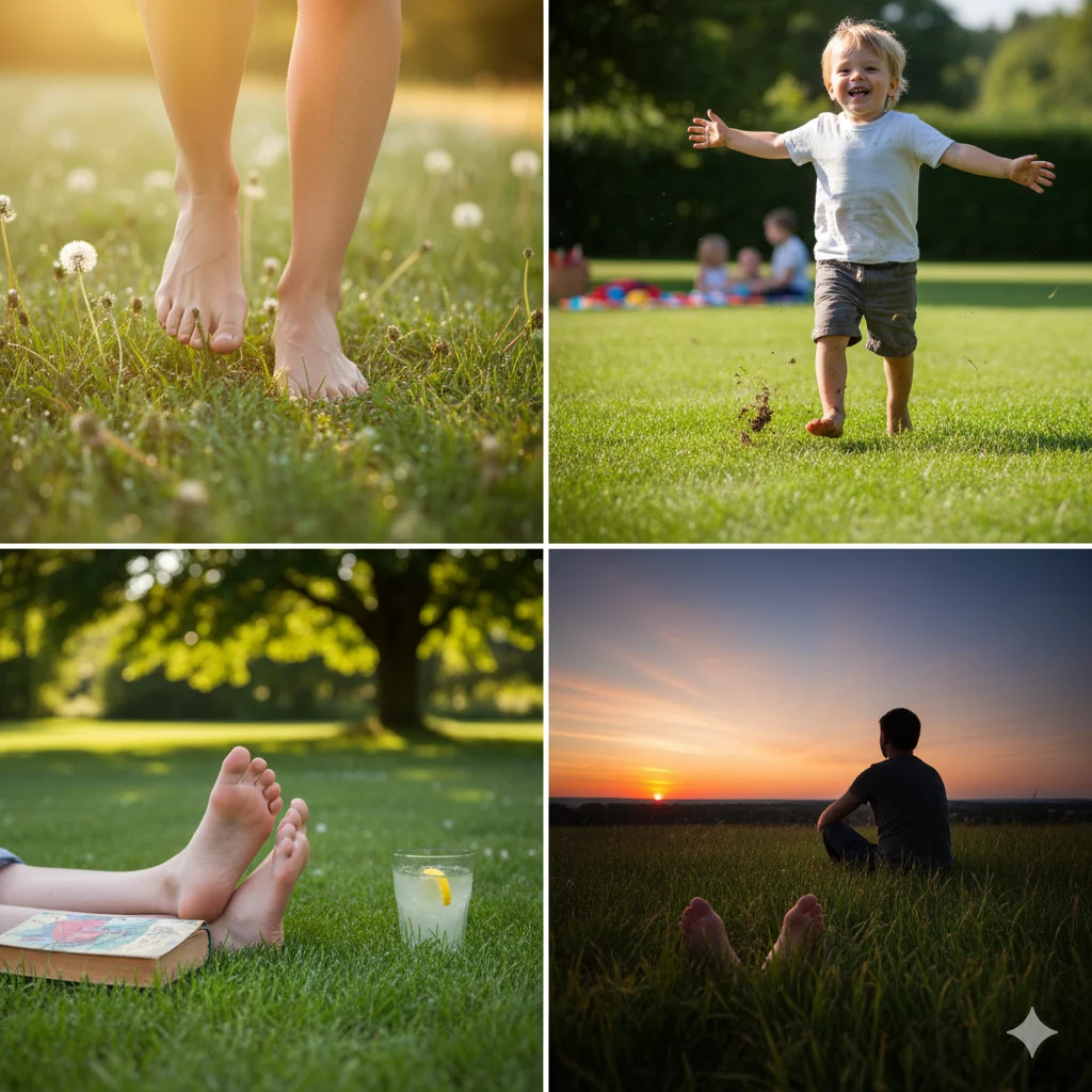 As Relaxed as Bare Feet on Grass